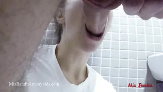 Mia Bandini - Fitness Teen Gets Ass To Mouth In Public