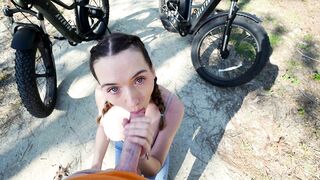 Brooke Tilli - Petite Cyclist Takes Big Dick Tourist On The Ride Of His Life