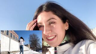 Katty West - Public Pee in Jeans Wetting