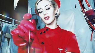 Mistress Euryale - Urethral sounding by the red nurse