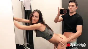 MySweetApple - Fitting Room Fuck And Swallow