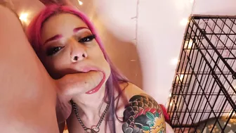 PuppyGirlfriend - Hentai Ahegao Sloppy Blowjob Deepthroat
