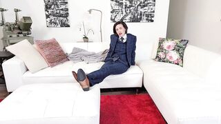 Casey Calvert - clothing swap suit tease