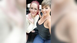 Ruby Onyx - Ruby and Hannah Back Seat Action