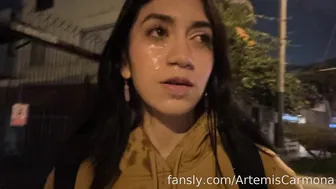 Artemis Carmona - I did another very risky cumwalk in public!