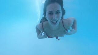 Dana DeArmond - Dana & Paige Hotel Pool Flash