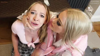 Brea Rose - Reluctant Babysitter Blow Job