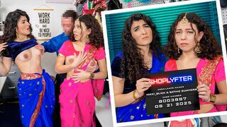 Satine Summers, Nikki Slick - Case No. 8003887 - Under the Saris - Shoplyfter