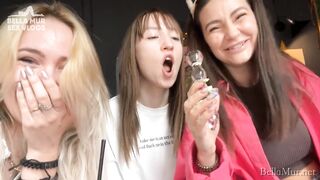 Bella Mur - Sex Vlog - True Lesbian Tention and Shocked Cameraman