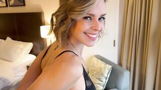 Serenity Cox - Husband Watches and Cums on Wife's Face While She's Tied up