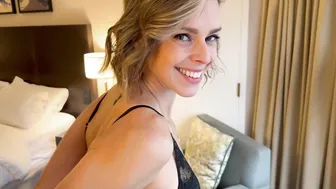 Serenity Cox - Husband Watches and Cums on Wife's Face While She's Tied up