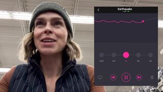 Serenity Cox - Public Cumming in Grocery Store with Lush Remote Controlled Vibrator