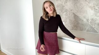 Evie Jones - JOI Caught Looking Up My Skirt