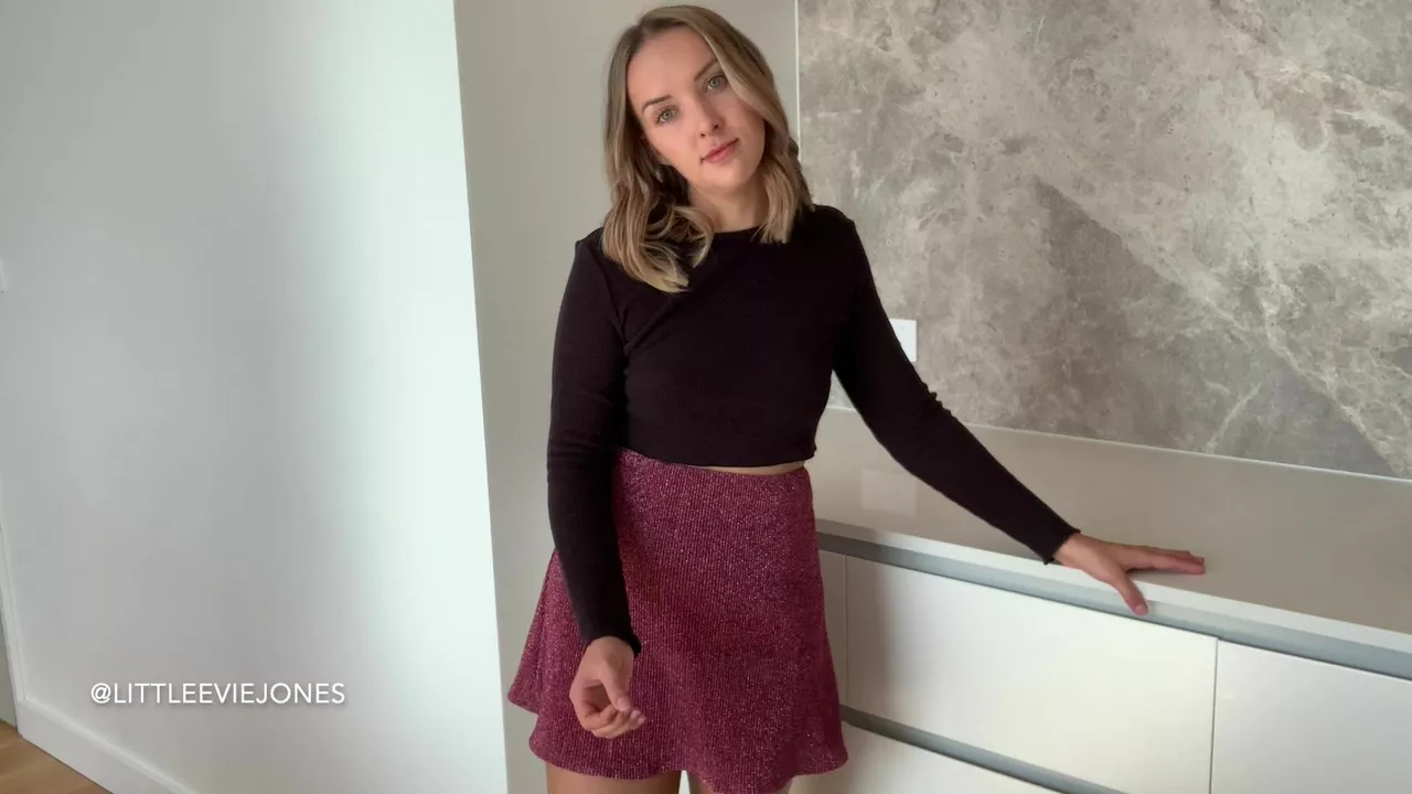 Evie Jones - JOI Caught Looking Up My Skirt