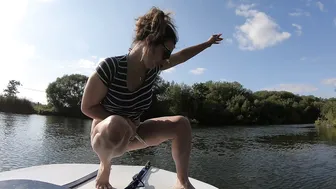 theenglishrose3 - Peeing on the Boat
