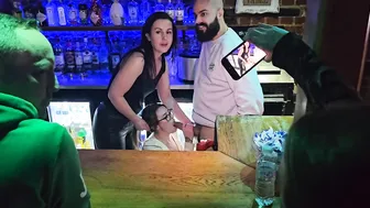 Innocenthotwifexxx - Barmaid flirts with customers and sucks one off in the bar