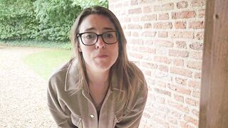 Innocenthotwifexxx - Locked out DESPERATE FOR A PEE