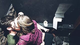 Innocenthotwifexxx - Slut caught fucking a married man in the toilets