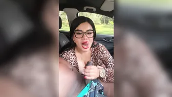 BlackxanderX - Beautiful girl sucks my cock really good in the car