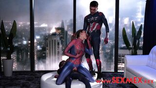 Lula - Spider Girl Banged By Superheroes - SexMex