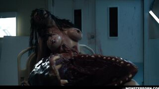 Little Puck, Octavia Red - Feed The Queen - MonsterPorn