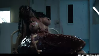 Little Puck, Octavia Red - Feed The Queen - MonsterPorn