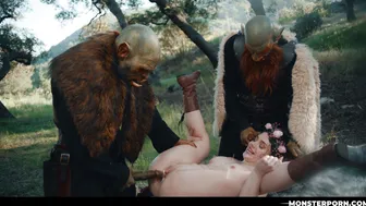 Maddie Wren - Trouble In The Woods - MonsterPorn