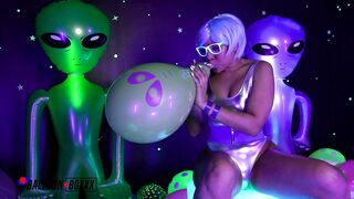Adriana Maya - Adriana Maya Blows 2 Pop in Space! - AmateurBoxxx