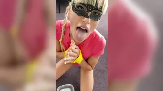 Throat GOAT - She waited for me after the bukkake orgy