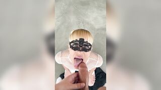 Throat GOAT - She made deepthroat gagging and facefuck