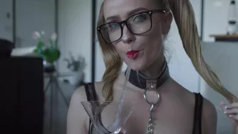 Scarlet Chase - Oiled Slut Fists Ass And Gets Skull Fuck