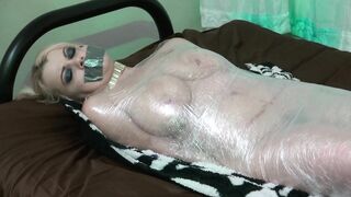 MsNadiaWhite - Harley Quinn Plastic Wrap Mummy 1 Of 3