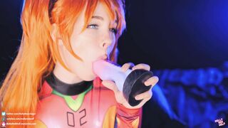 MollyRedWolf - Asuka Langley DP And Big Toys