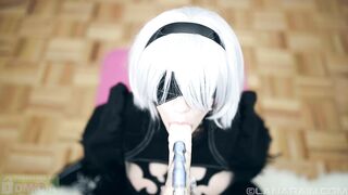 Lana Rain - 2B Of NieR Automata POV Face Fucked