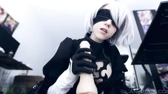 Lana Rain - NieR Automata - 2B POV Footjob