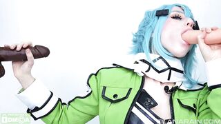 Lana Rain - Sinon Double Penetration Spit Roast