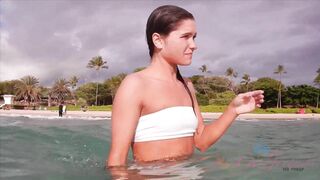 Zoe Bloom - A Full Day in the Ocean Is Perfect with Zoe. - ATKGirlfriends