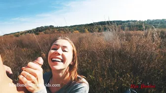Mia Bandini - Outdoor Fuck And Cumshot On Mouth With Fitness Teen