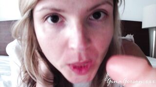 Gina Gerson - Footjob Blowjob Live