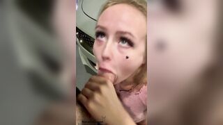 Natalia Queen - MASSIVE EXPLOSIVE FACIAL on a sports car