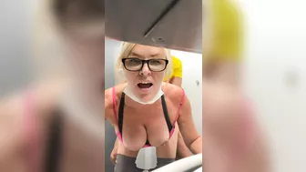 Marcrosexxx - Milf gets fucked in train toilets