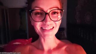 420deepthroat - solo dildo creamy pussy and ass play
