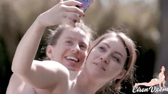 TheUnlimitedGroup - Four Girls Body Painting At The Park