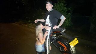 Katty Blake - Motorcycle Sex In The Middle Of The Road