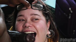 DripDropProd - Katt Staxxx Is A Traveling Office Slut That Loves Cum In Her Mouth
