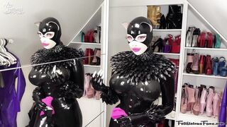 Miss Fetilicious - Black Latex Kitty