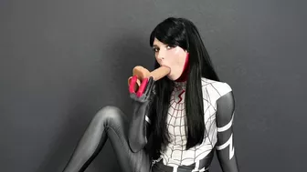 Lil cosplay slut - Cindy Moon Silk Cosplay Blowjob and