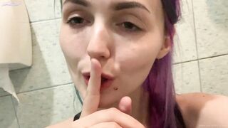 Sia_Siberia - Masturbation My Pussy In The Gym Toilet