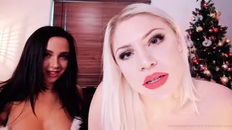 Goddess Blonde Kitty - Tinsel Tit Tease Part 1