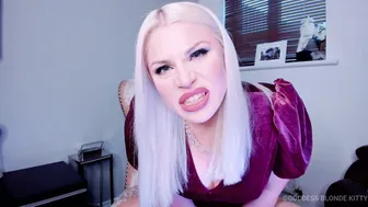 Goddess Blonde Kitty - Porn Addicted Virgin